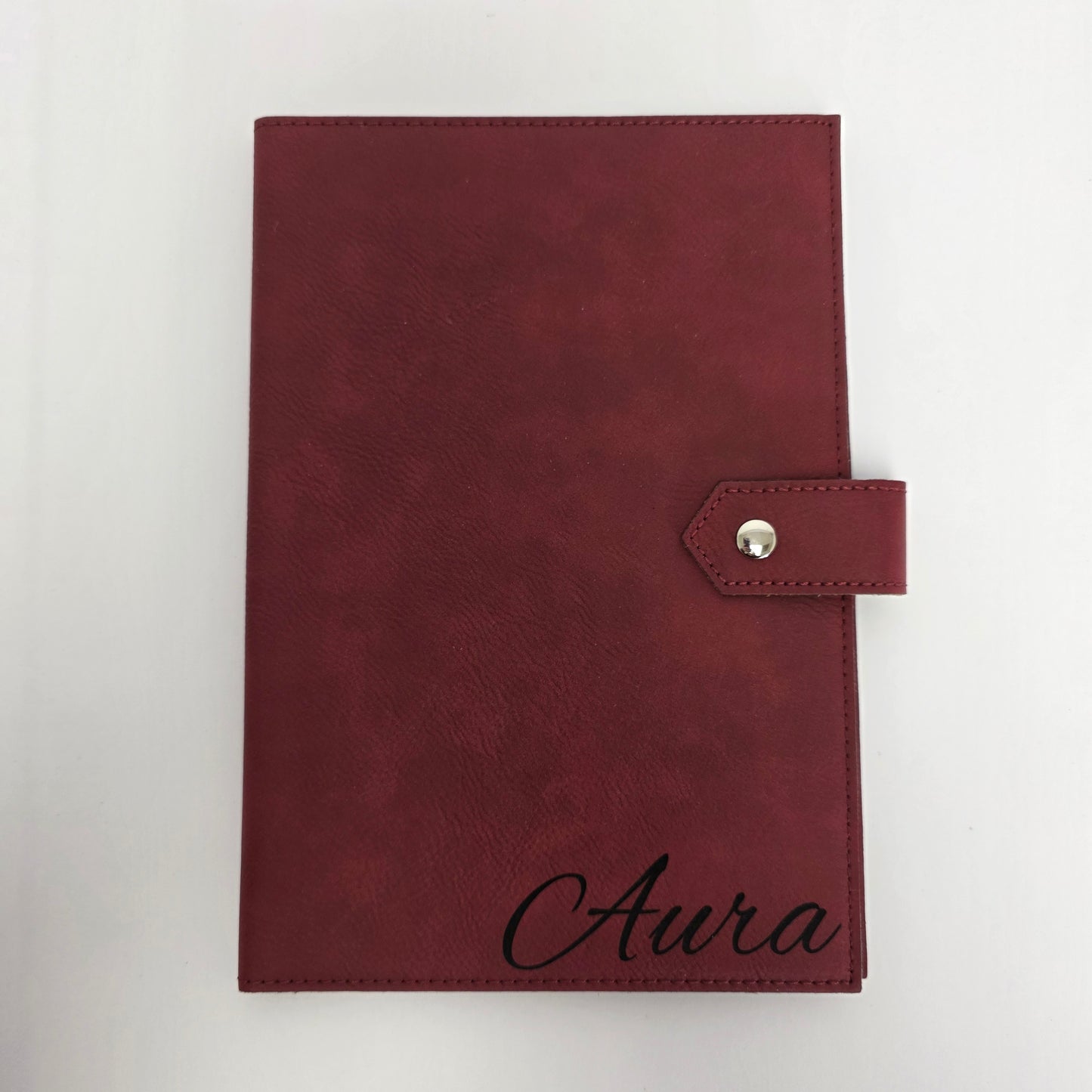 Studio Luxe Merlot Burgundy Faux Leather Journal Cover
