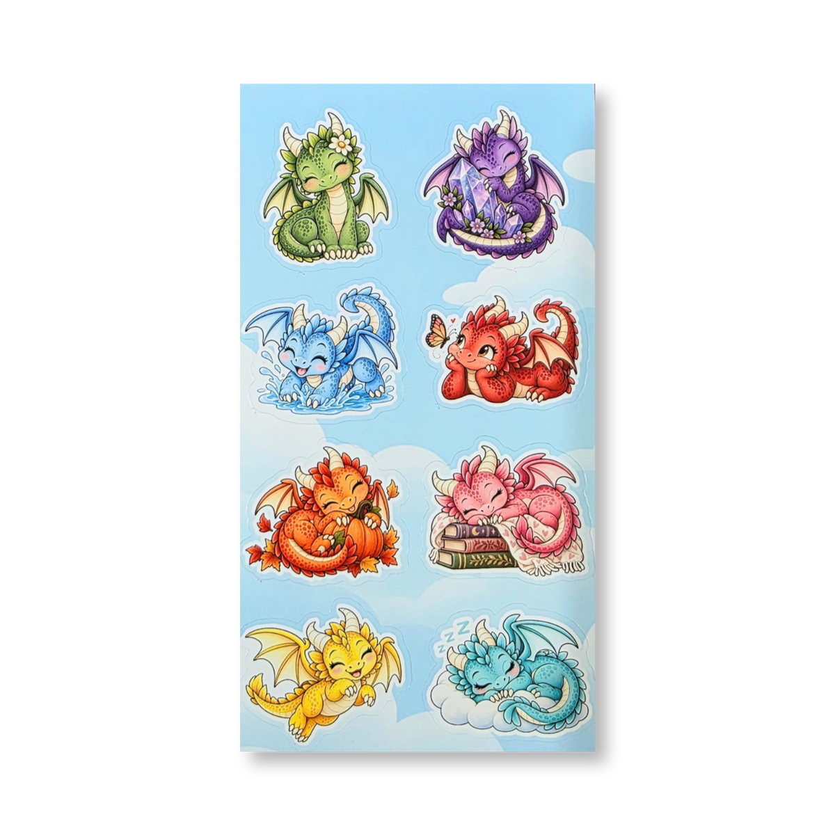 Baby Dragons Sticker Sheet