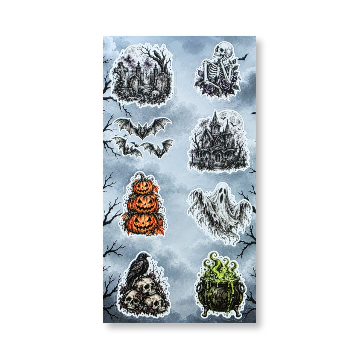 Spooky Halloween Sticker Sheet