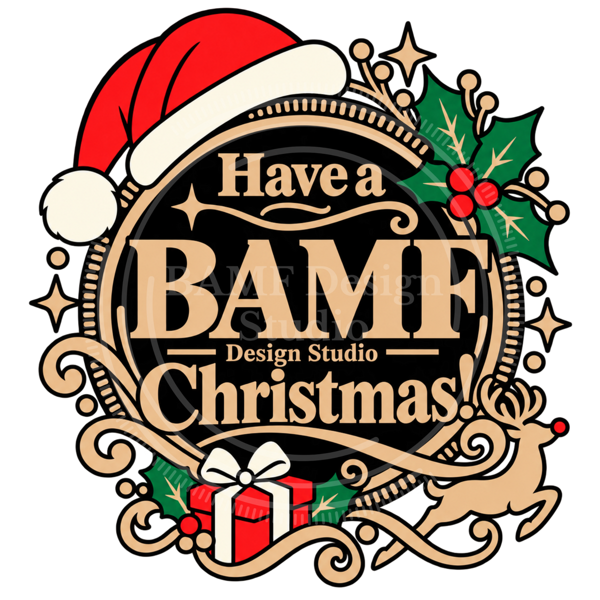 Have a BAMF Christmas | Bella+Canvas | Christmas Collection