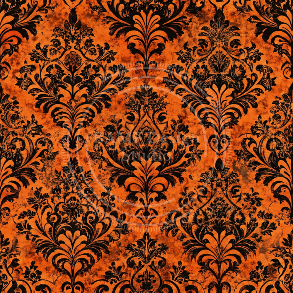 Ember Damask | Sherpa Blanket | Damask Collection