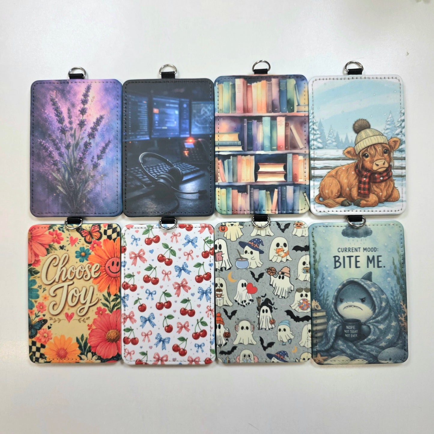 Vertical Badge Holder - Choose Your Design