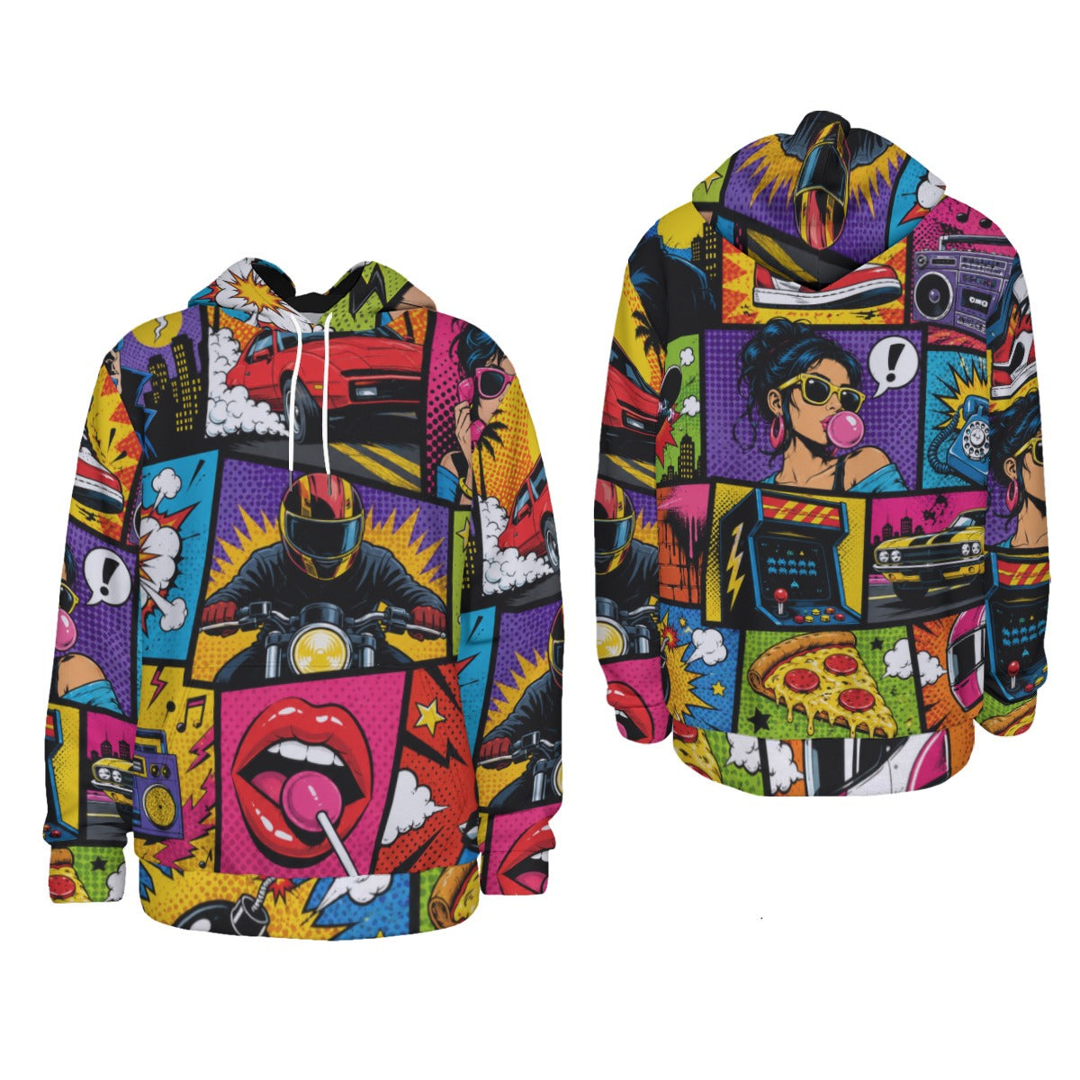 Action Panel | FlexFit Hoodie | Comic Collection