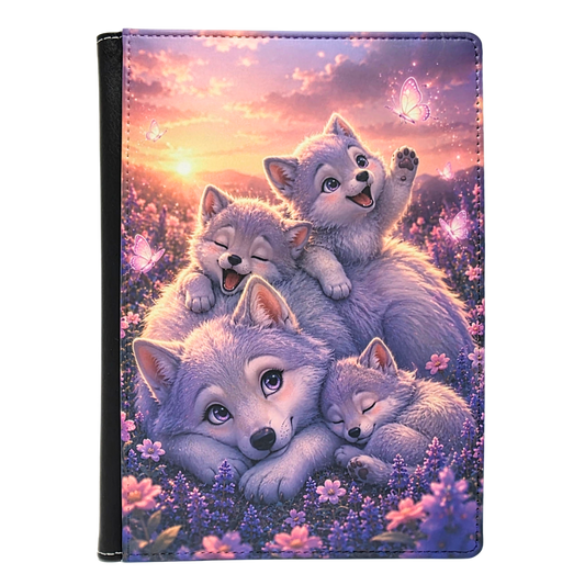 Dream Wolves Purple Field Journal
