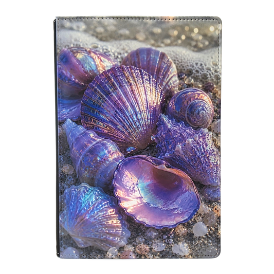 Iredesent Purple Seashells Journal