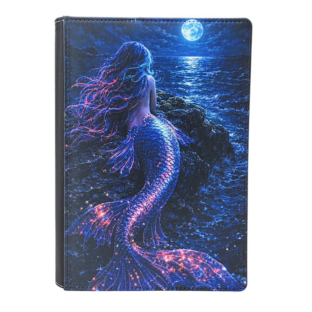 Dark Neon Mermaid Journal