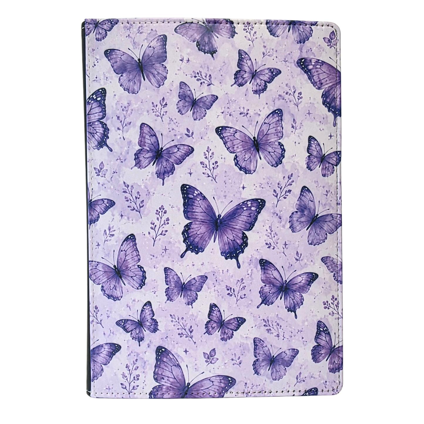 Lavender Butterfly Collage Journal