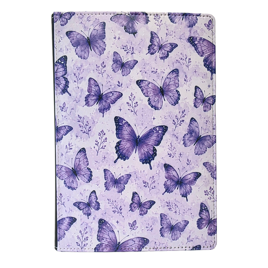 Lavender Butterfly Collage Journal
