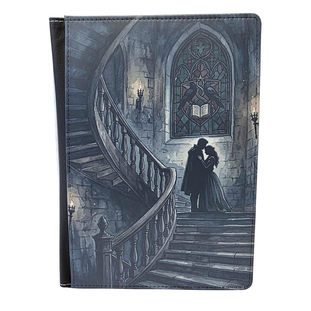 Romantasy Staircase  Watercolor Journal
