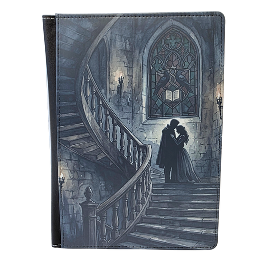 Romantasy Staircase  Watercolor Journal