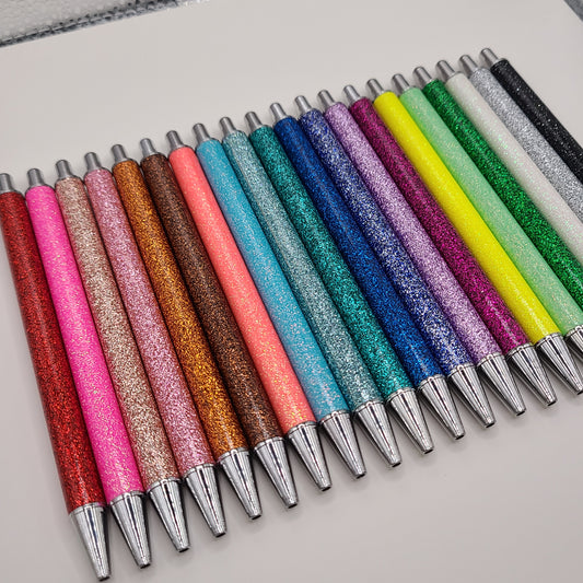 Smooth Glitter Ballpoint Pens