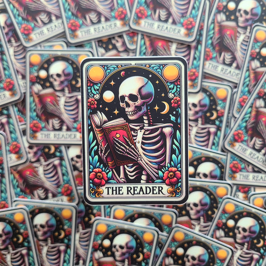 Reader Tarot Card Sticker