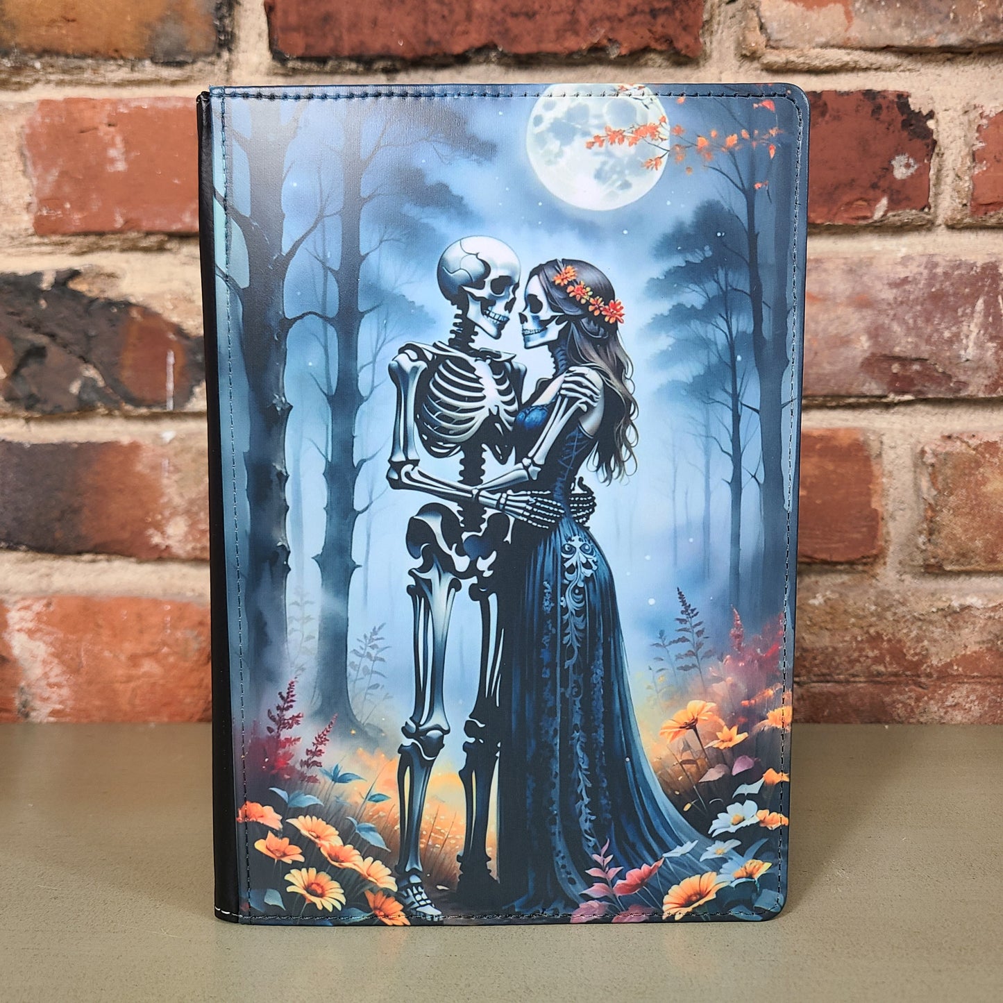 Skeleton Halloween Journal, Skeleton Couple