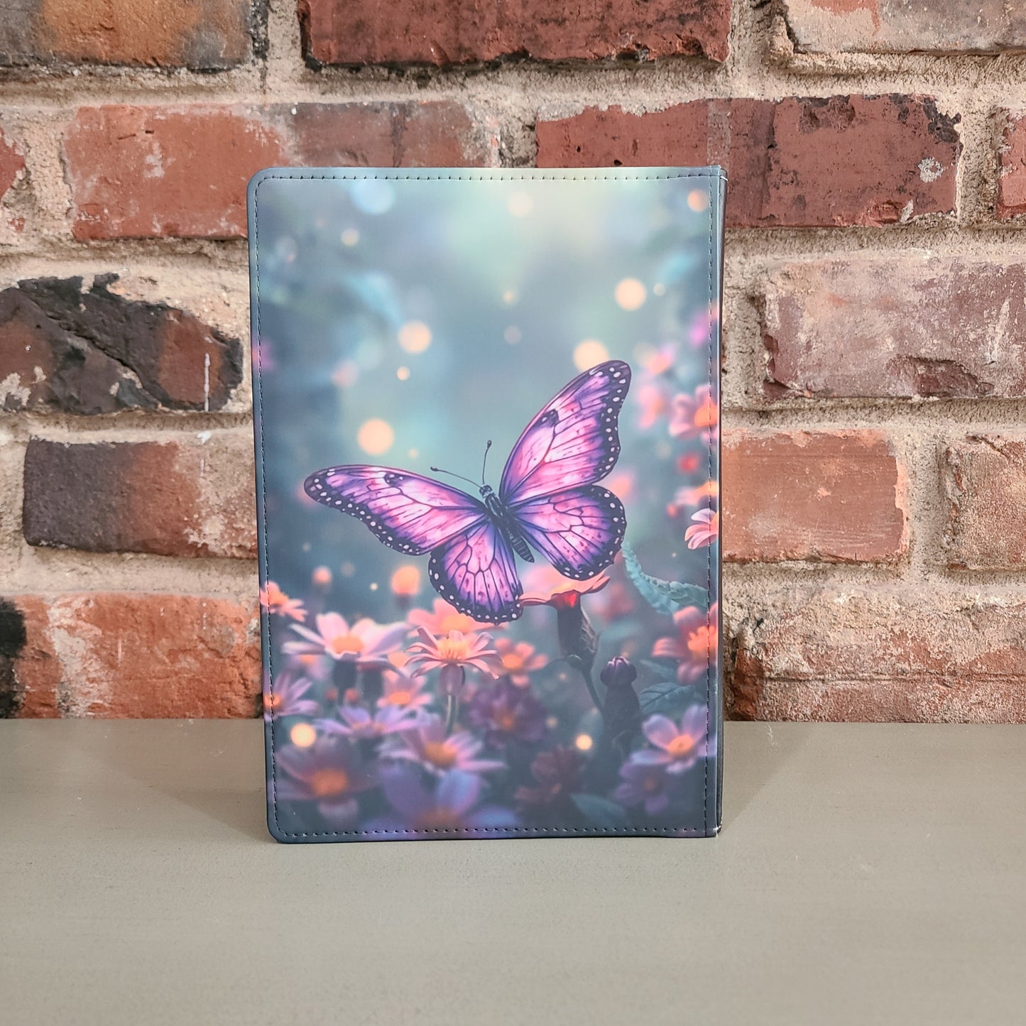 Purple Butterfly Garden with Flowers