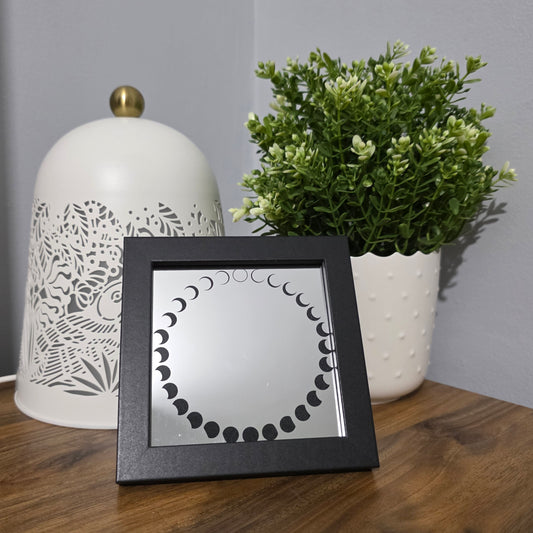 Moon Phases Desktop Mirror