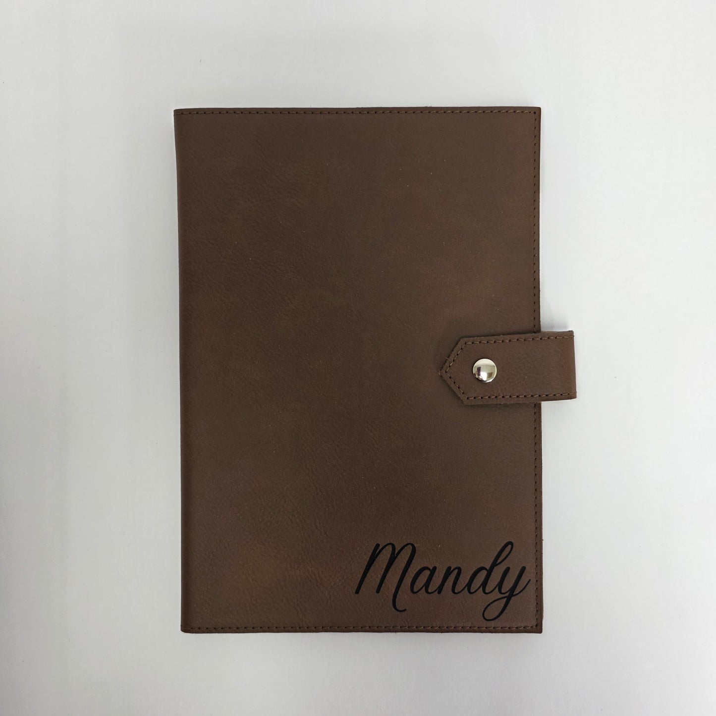 Studio Luxe Mocha Brown Faux Leather Journal Cover