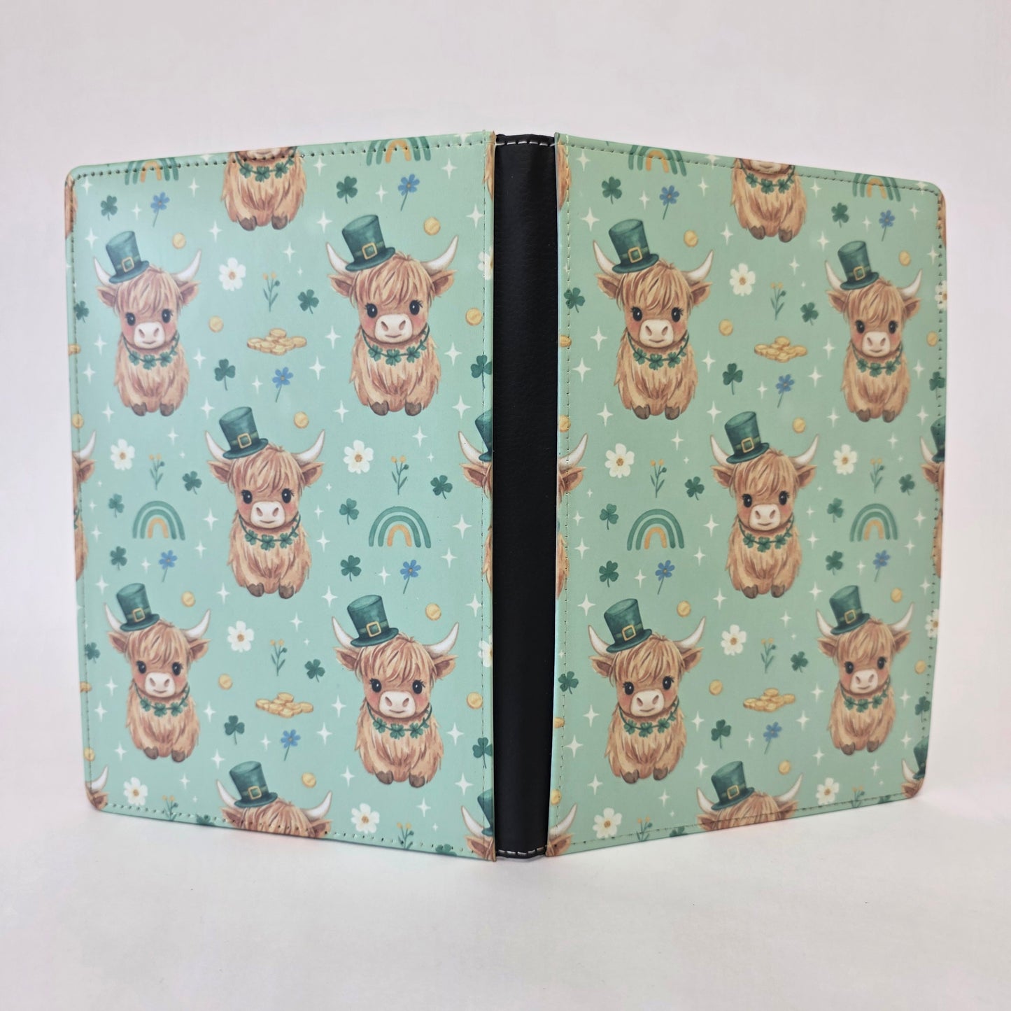 St Patrick's Day Highland Cow Journal