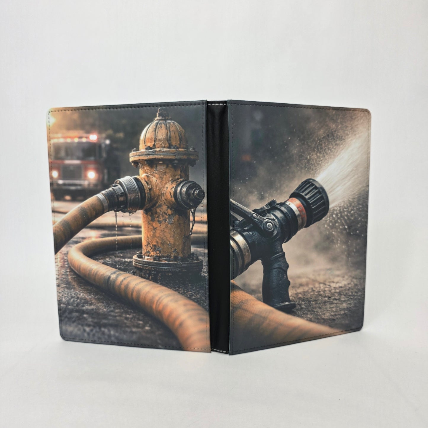Fire Hose and Truck Firefighter Journal