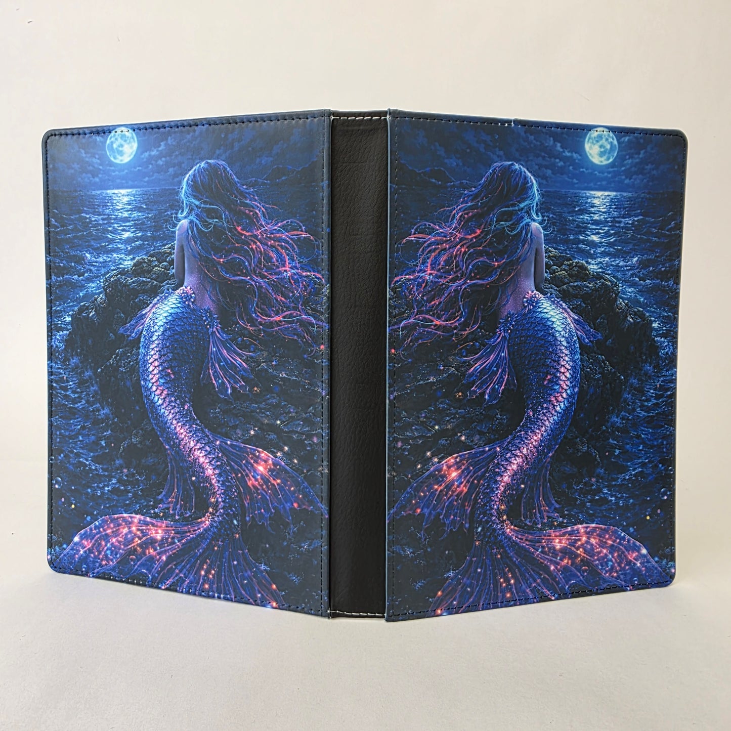Dark Neon Mermaid Journal