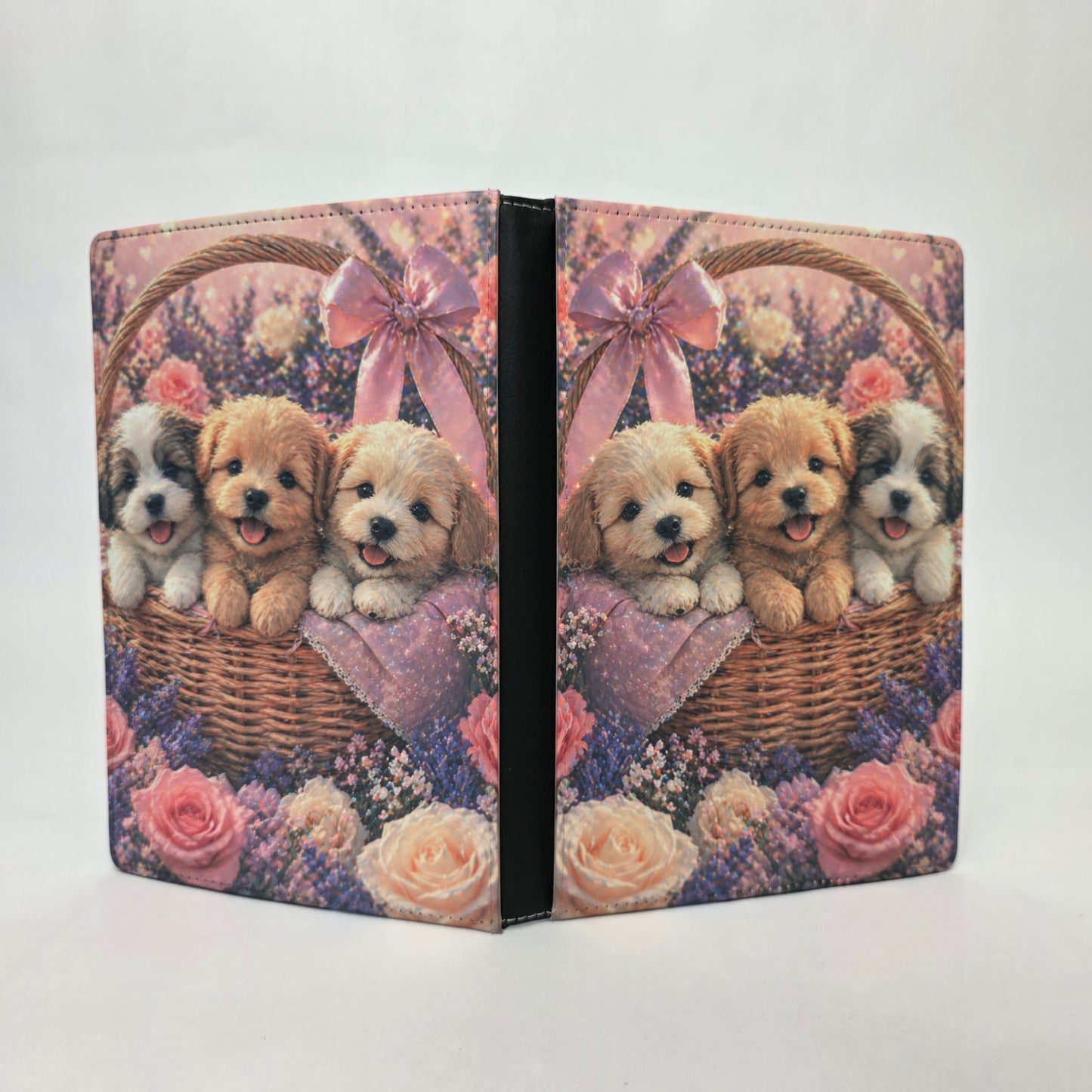 Dream Puppies Basket Scene Journal