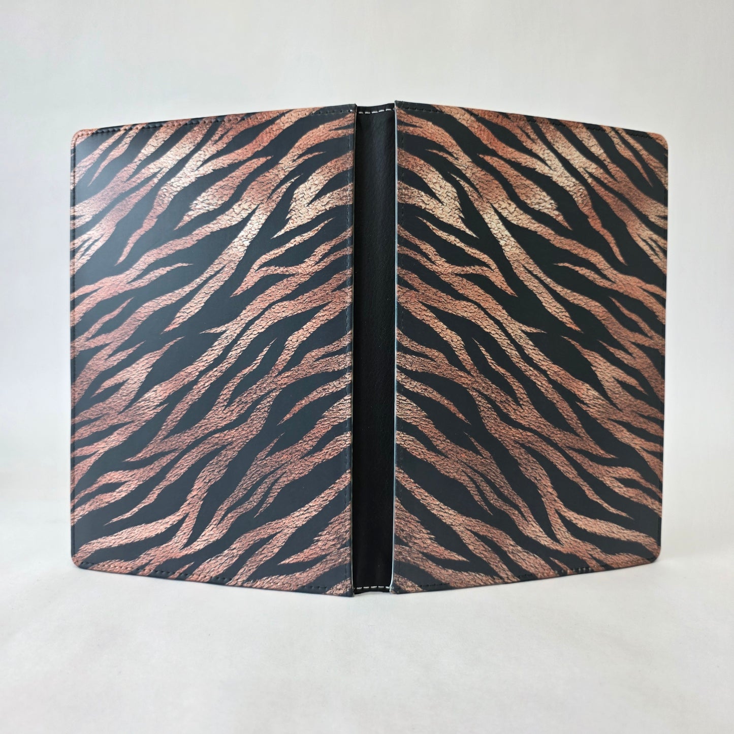 Tiger Print Rose Gold Visually Textured Journal