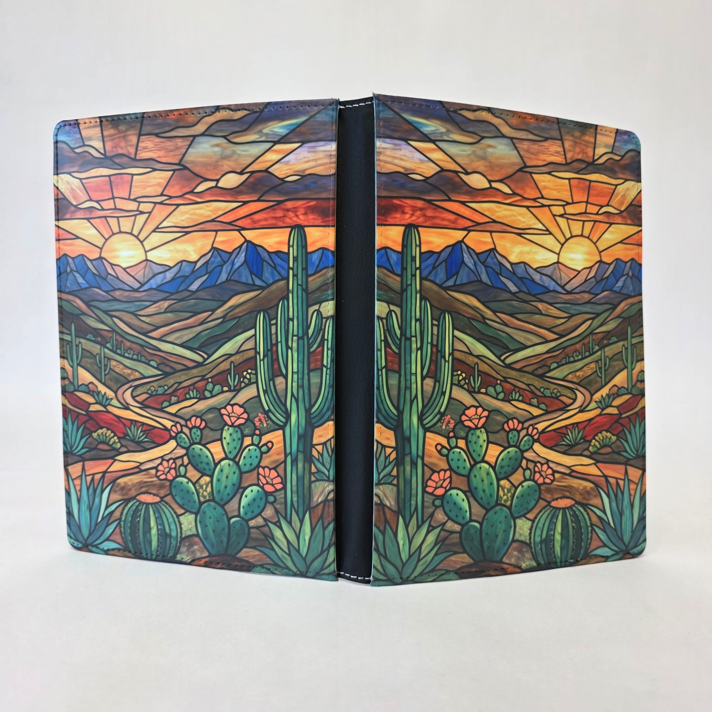 Desert Sunset Stained Glass Journal