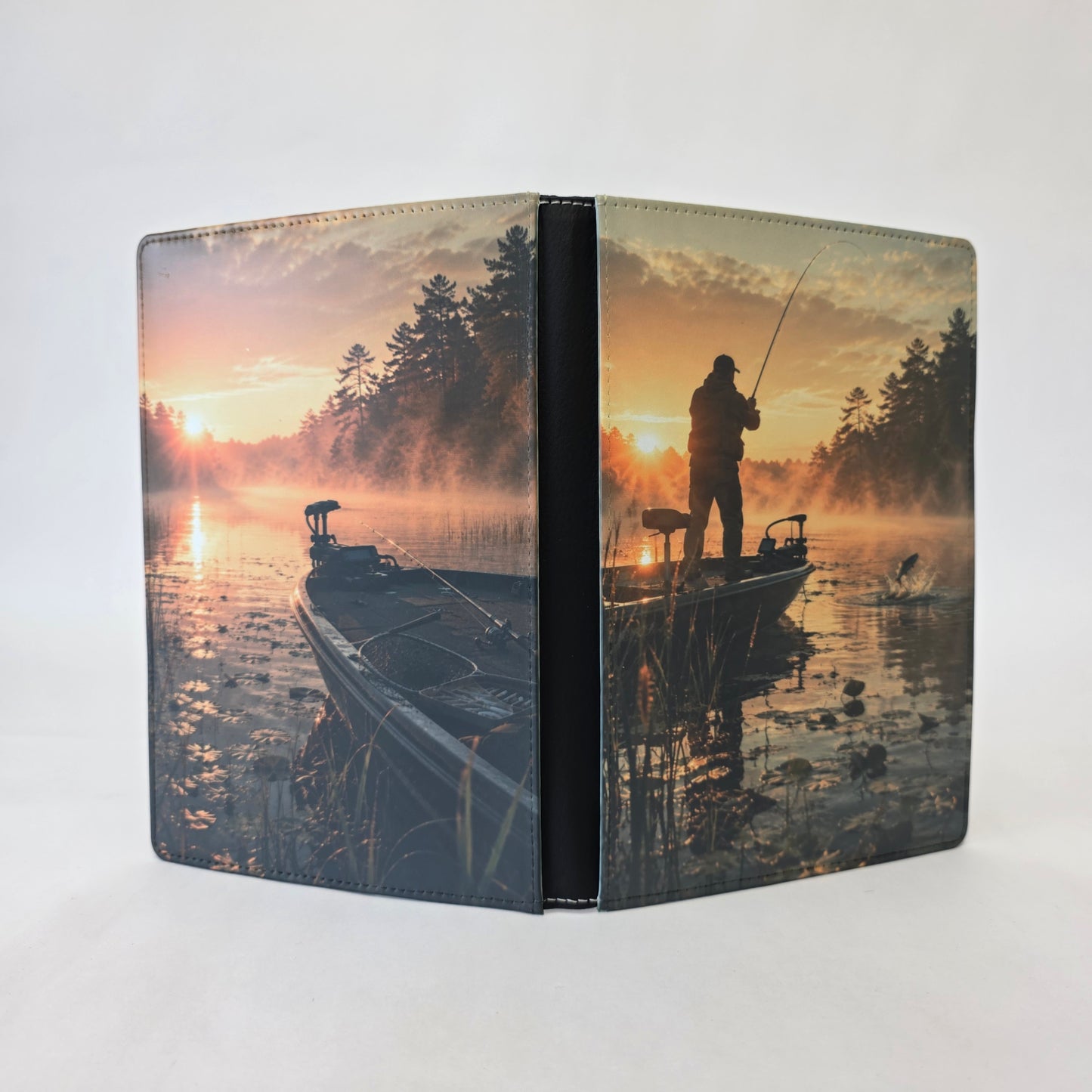 Bass Fishing Sunrise Journal
