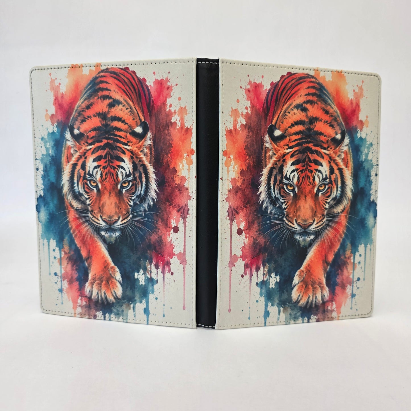 Watercolor Splash Tiger Journal