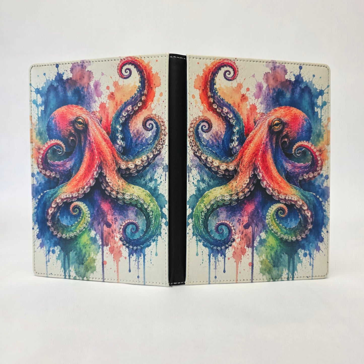 Watercolor Splash Octopus Journal