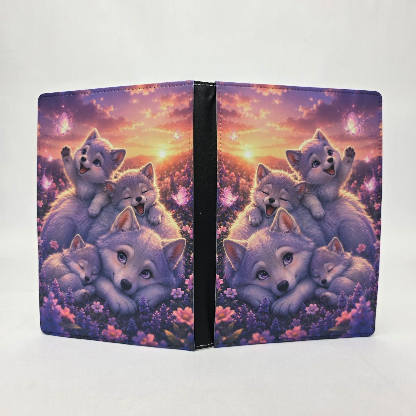 Dream Wolves Purple Field Journal