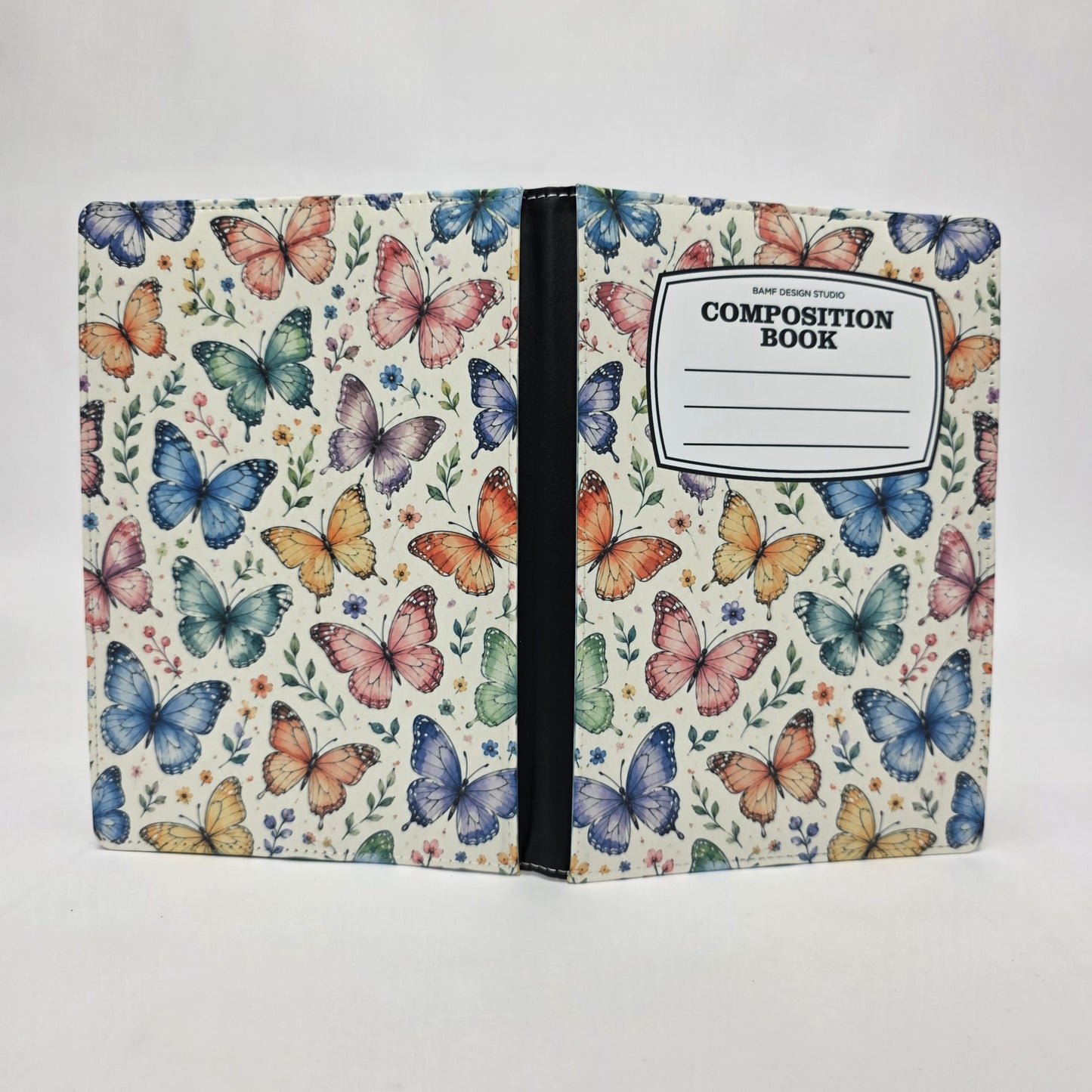 Watercolor Butterfly Collage Composition Journal