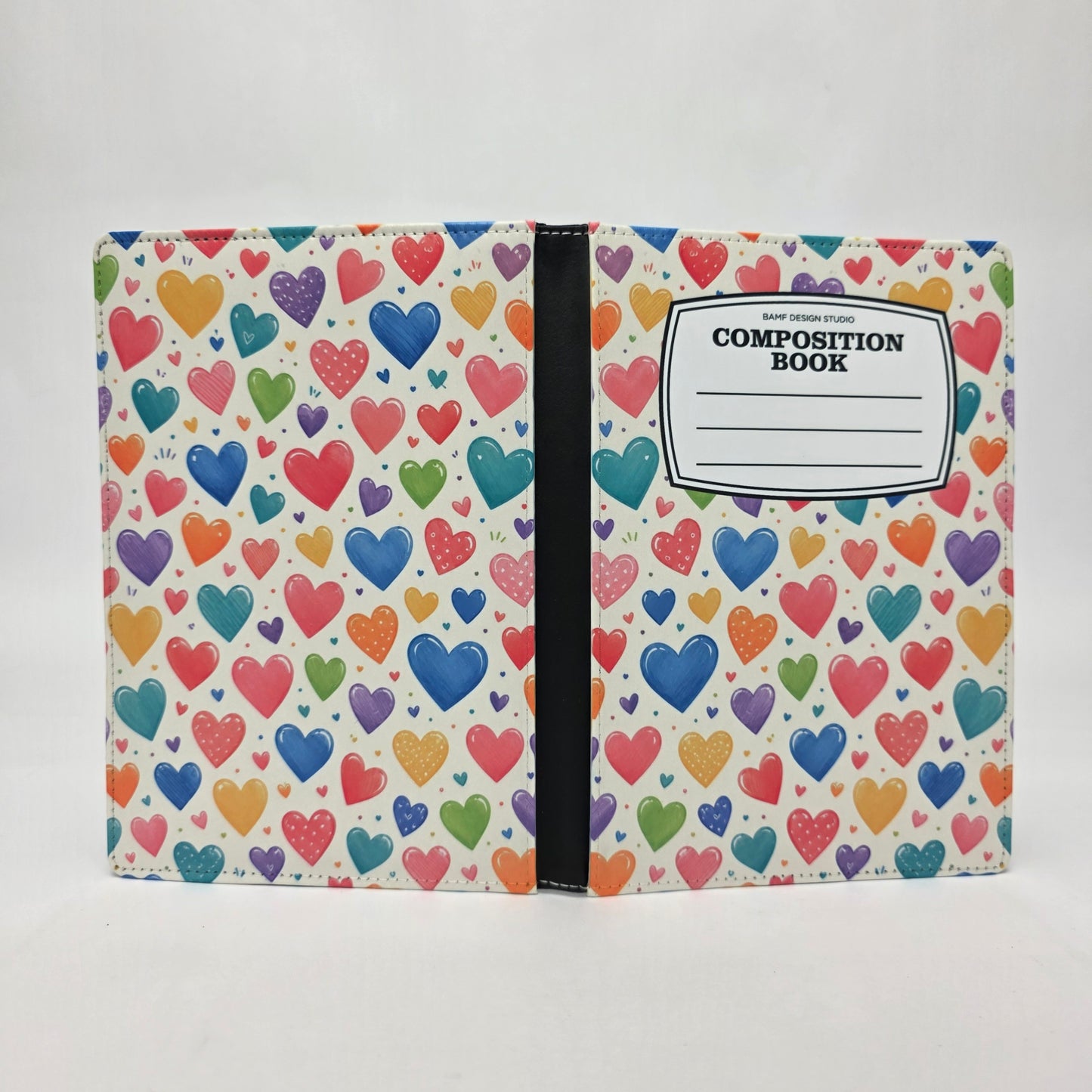 Heart Doodle Composition Journal