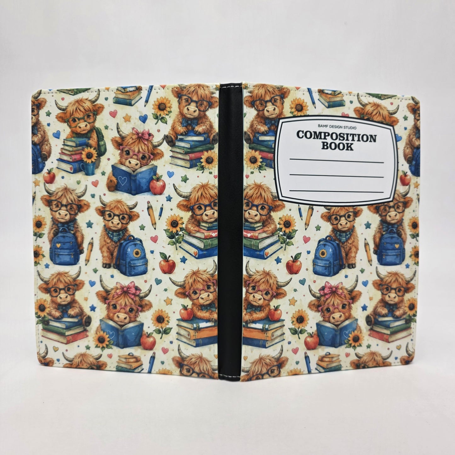 Highland Cow Composition Journal