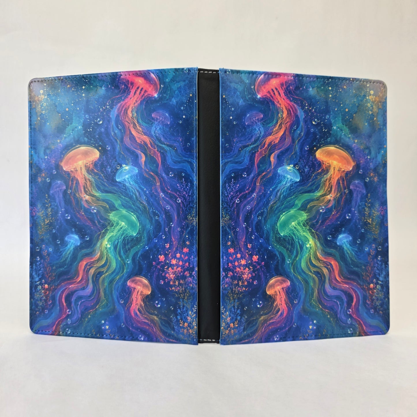 Watercolor Neon Jellyfish Journal