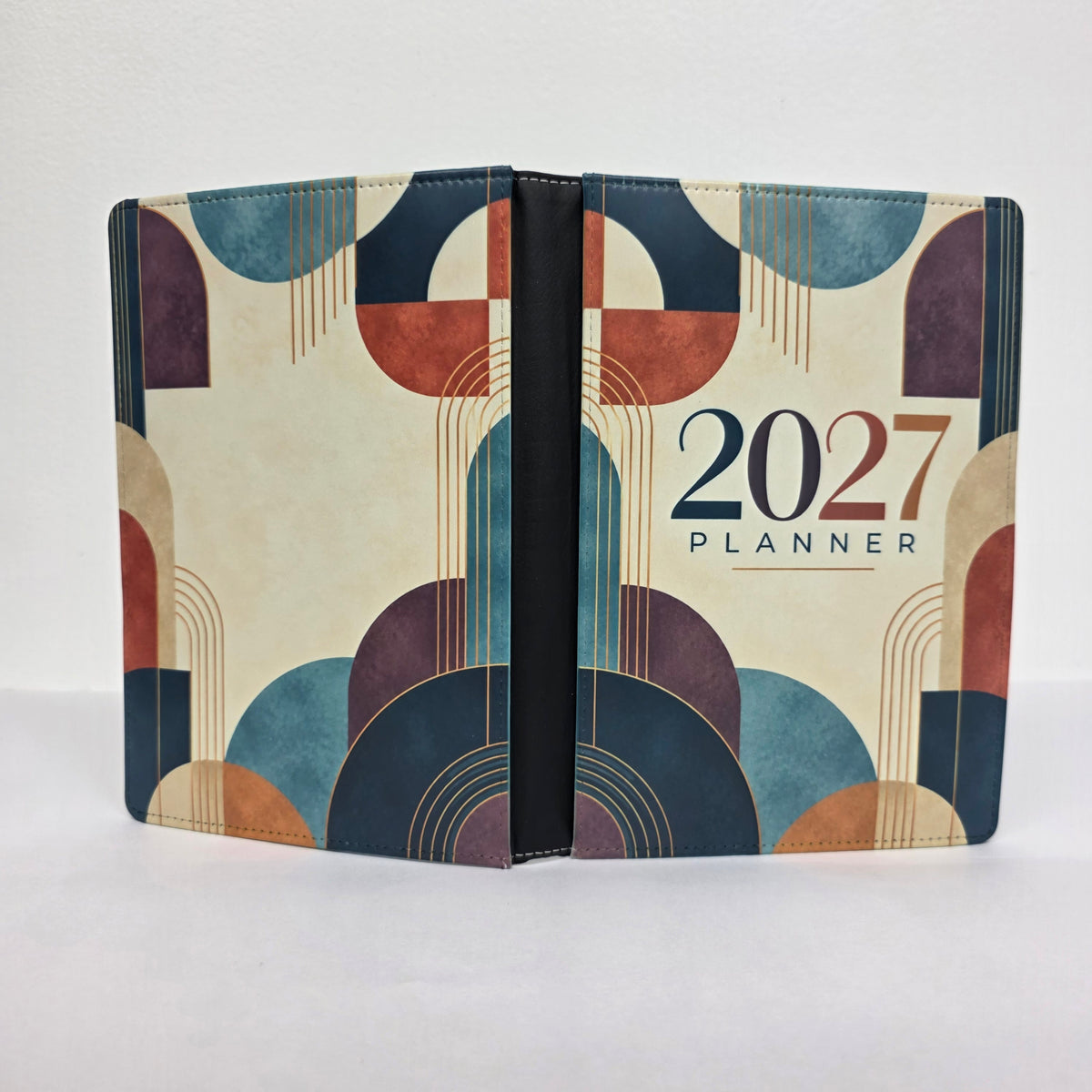 Geometric Retro 2027 Planner Cover