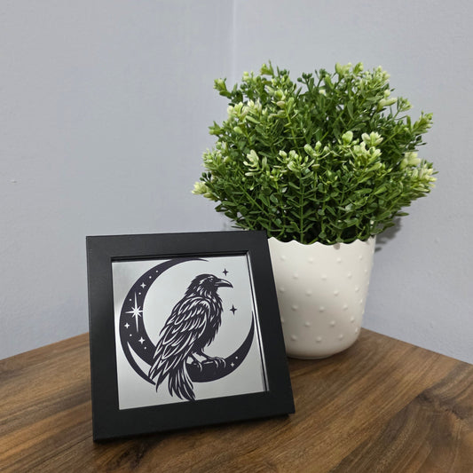 Moon Raven Desktop Mirror