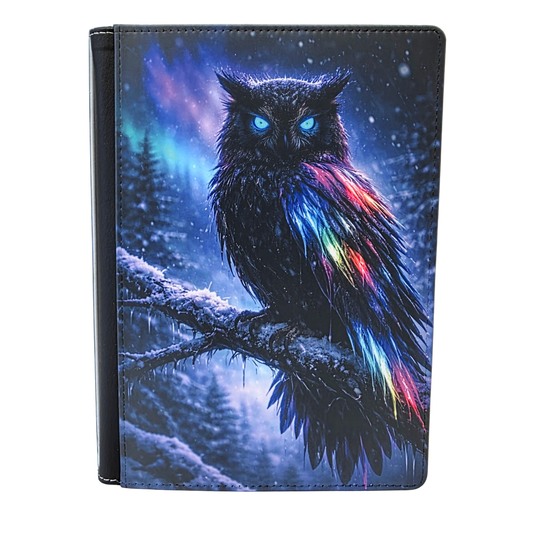 Dark Neon Owl Journal