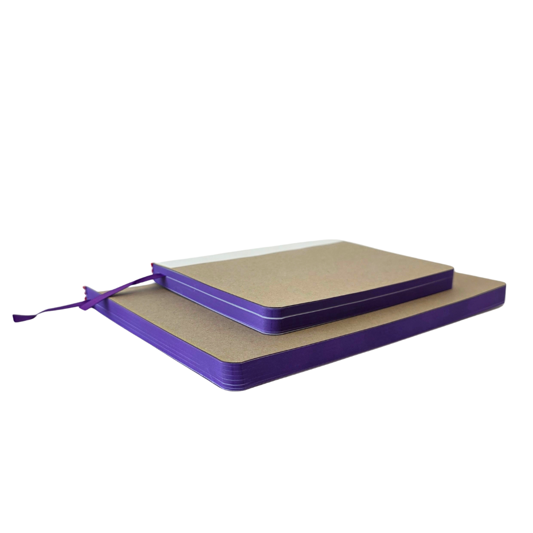 Limited Edition Purple Edged Lined Pages