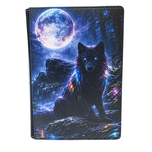 Dark Neon Wolf Journal