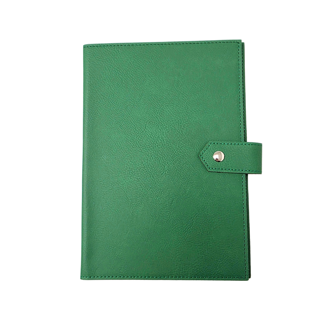 Studio Luxe Emerald Green Faux Leather Journal Cover