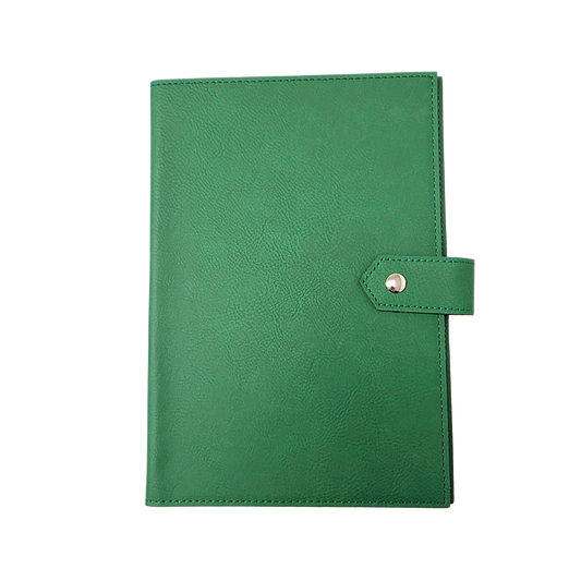 Studio Luxe Emerald Green Faux Leather Journal Cover