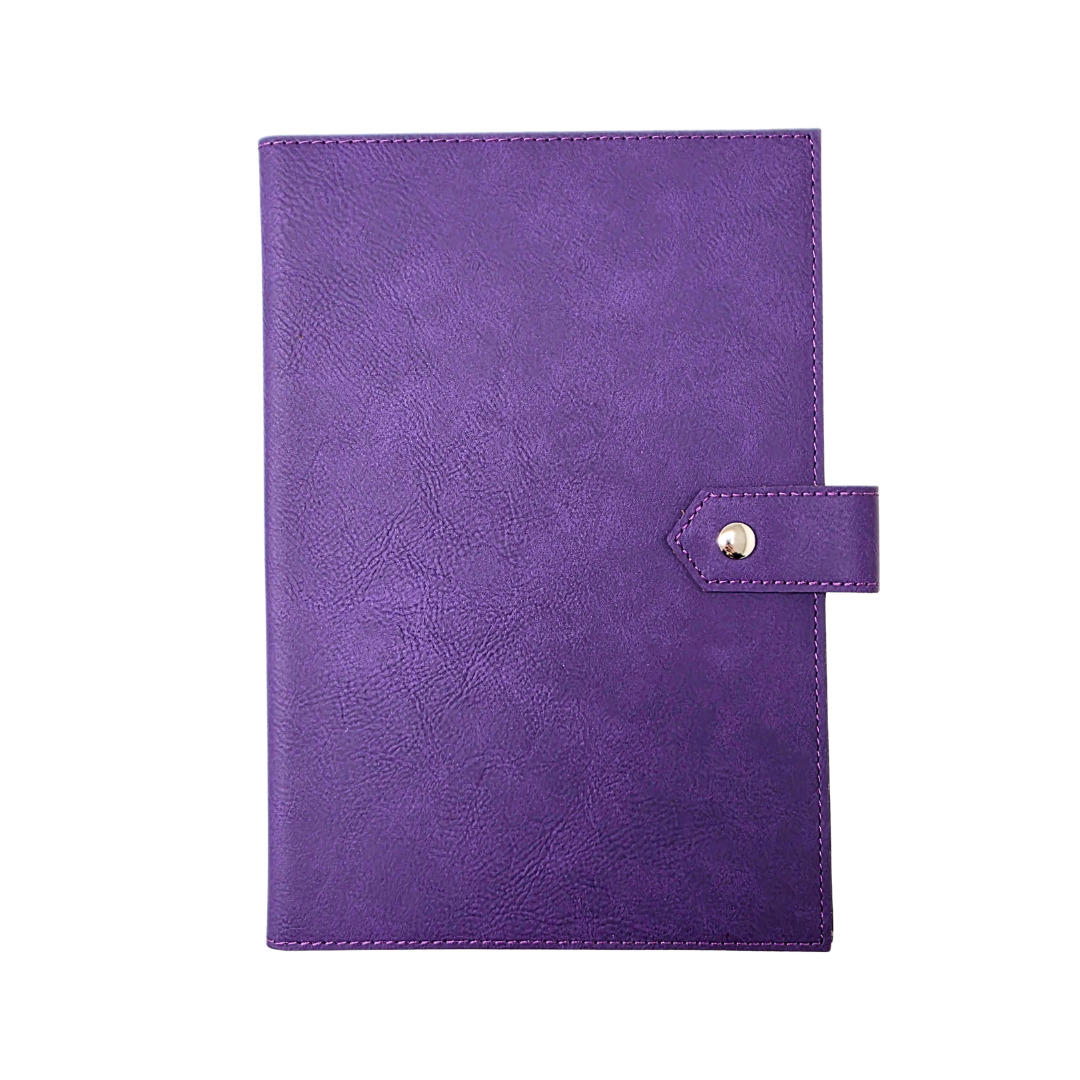 Studio Luxe Amethyst Purple Faux Leather Journal Cover