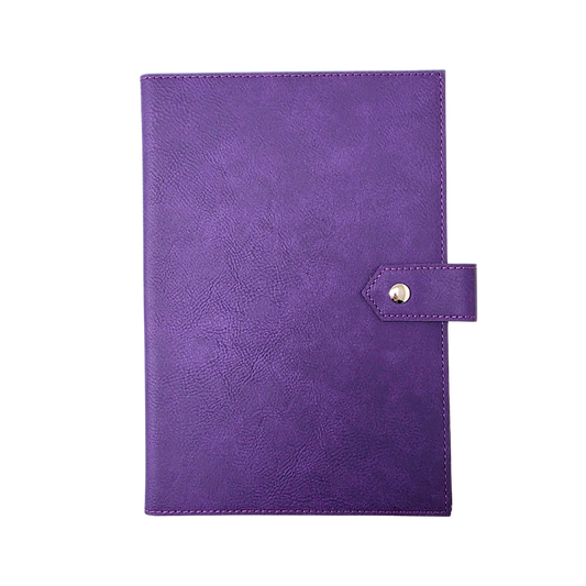 Studio Luxe Amethyst Purple Faux Leather Journal Cover