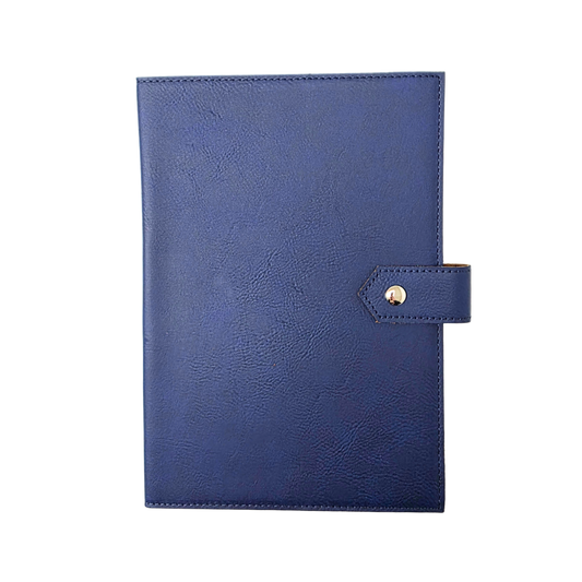 Studio Luxe Sapphire Dark Blue Faux Leather Journal Cover
