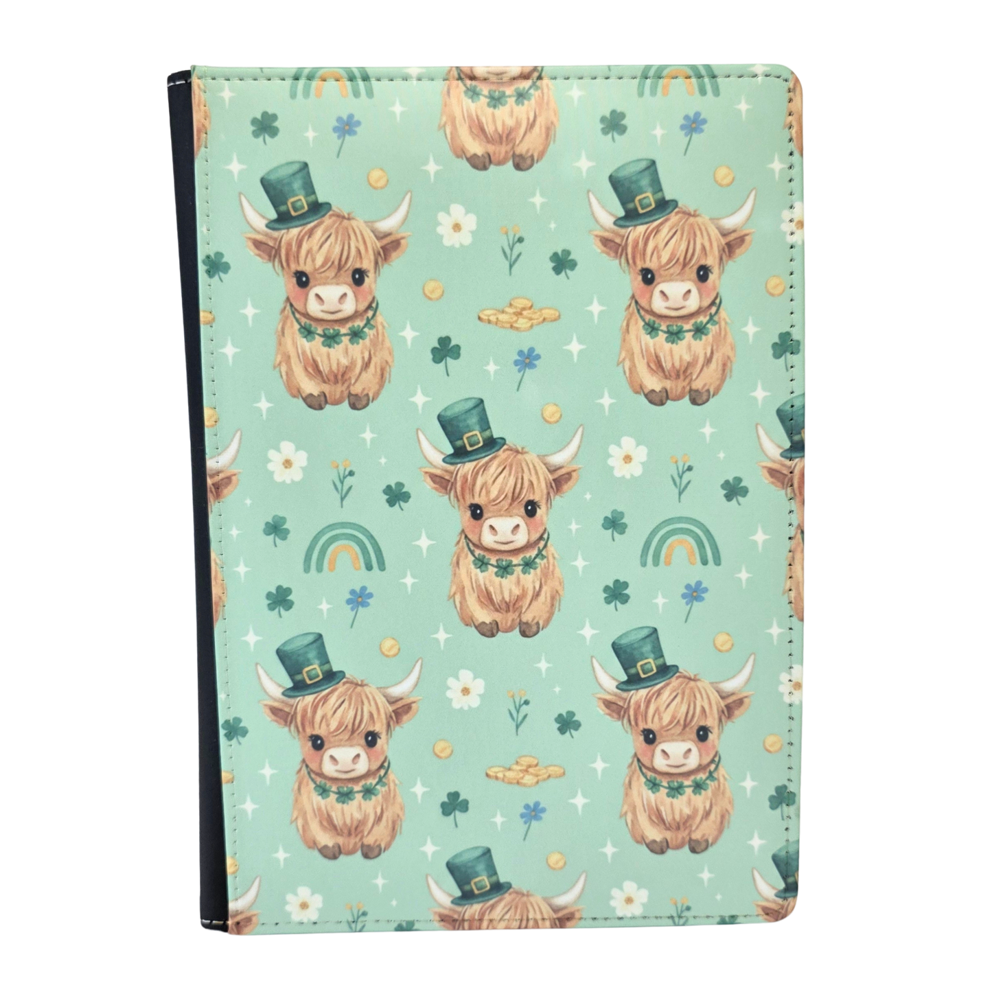St Patrick's Day Highland Cow Journal