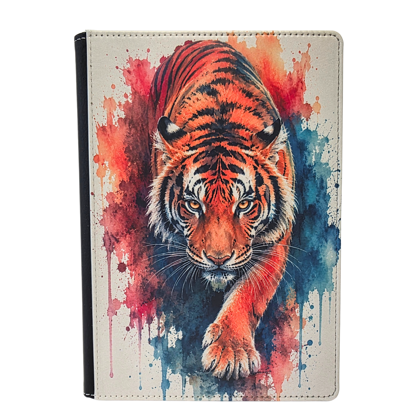 Watercolor Splash Tiger Journal