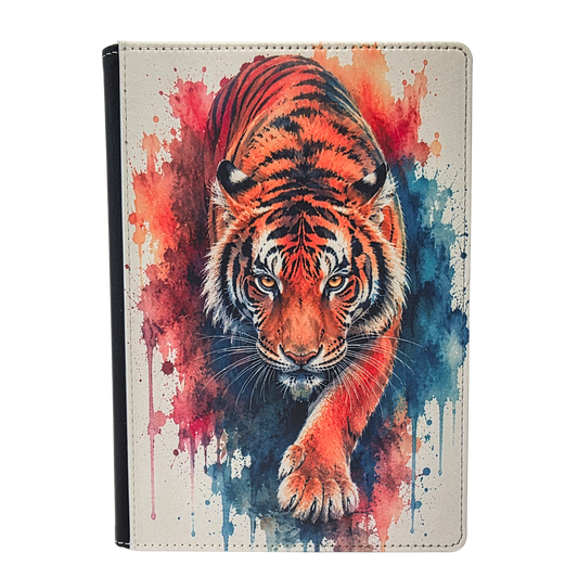 Watercolor Splash Tiger Journal