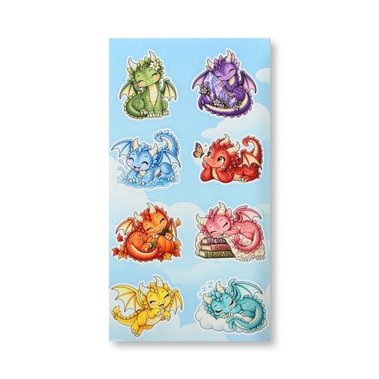 Baby Dragons Sticker Sheet