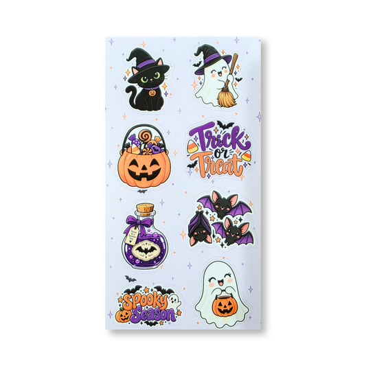 Cutesy Halloween Sticker Sheet
