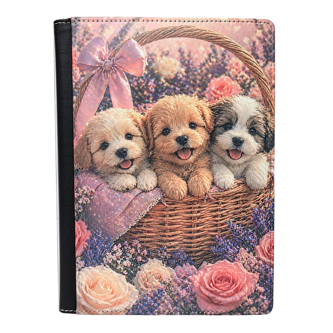 Dream Puppies Basket Scene Journal
